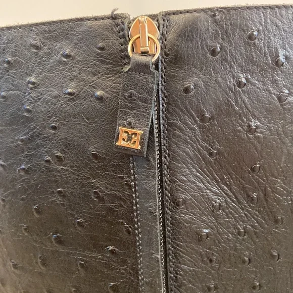 ESCADA Leather Knee-high Boots, Sz 39 - Picture 5 of 16